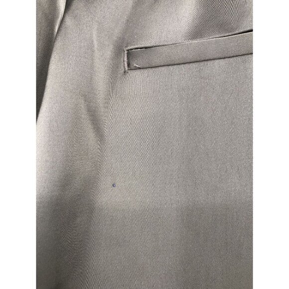 Ted Baker Women's Satin Pants Size 4 Green Silky Elastic Waist Casual Modern - Picture 6 of 9